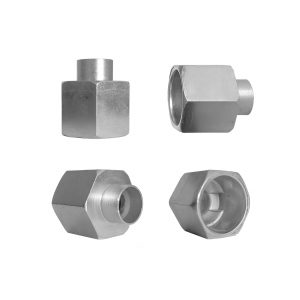 Forging CNC zinc steel connector fitting Spare Parts for Agriculture machine